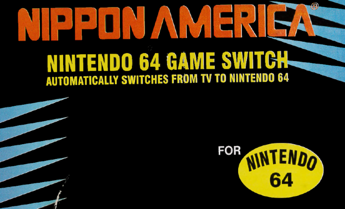 Nippon America Nintendo 64 Game Switch