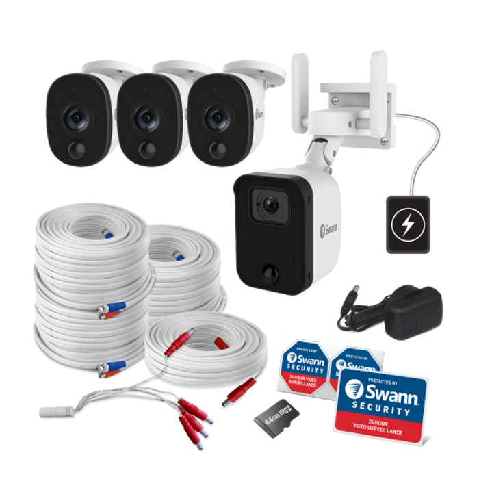 Swann Fourtify 4 Camera Wi-Fi Home Security System 4 cameras