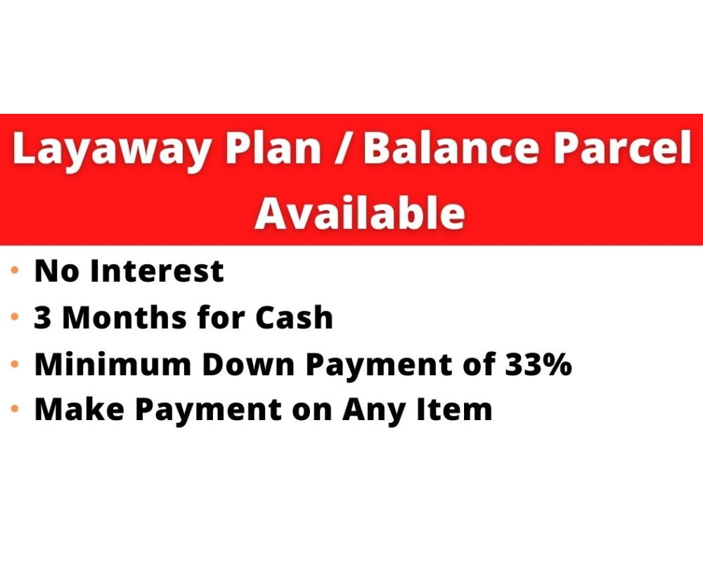 Layaway Plan Balance parcel agreement