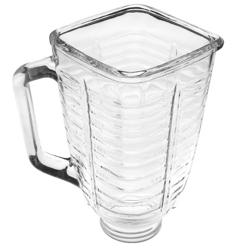 5 Cup Glass Square Top Blender Jar, Fits Oster & Osterizer