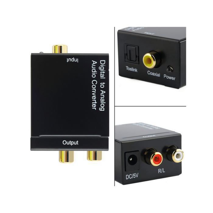 digital to analog audio converter box