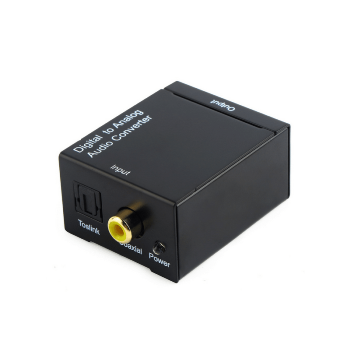 digital to analog audio converter box