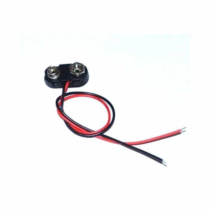 9V Battery Snap Connector clip Lead Wires holder