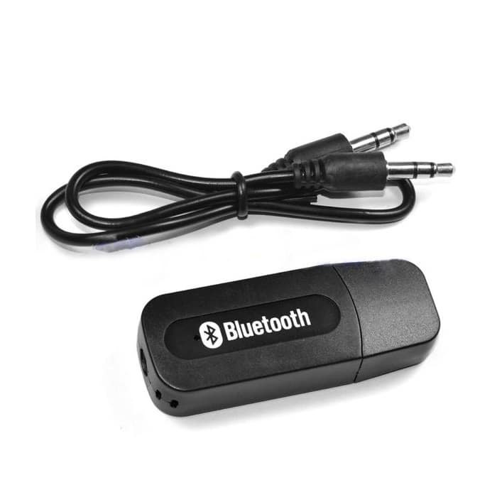 Receptor Bluetooth BT Wireless Adapter USB Mini Jack 3.5mm Audio Aux Music  Negro