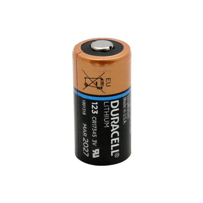 duracell 123 battery 3V lithium