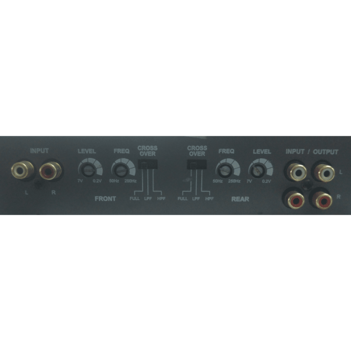 audiopipe amplifier controls