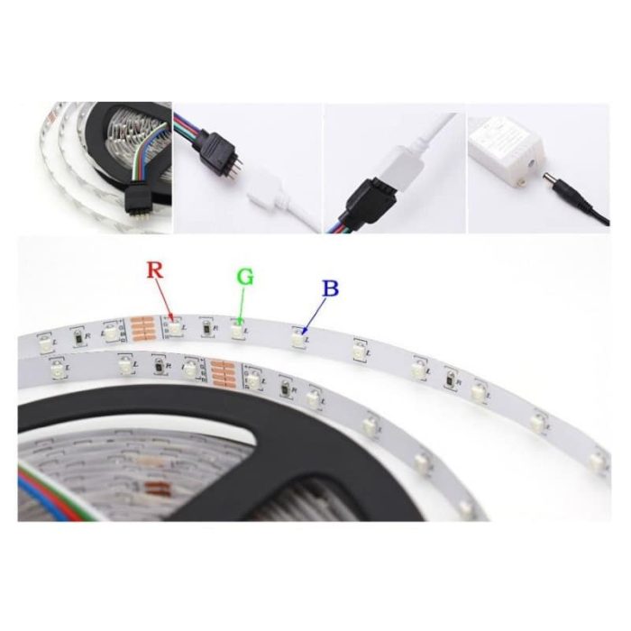 LED strip light non waterproof 5M flexible