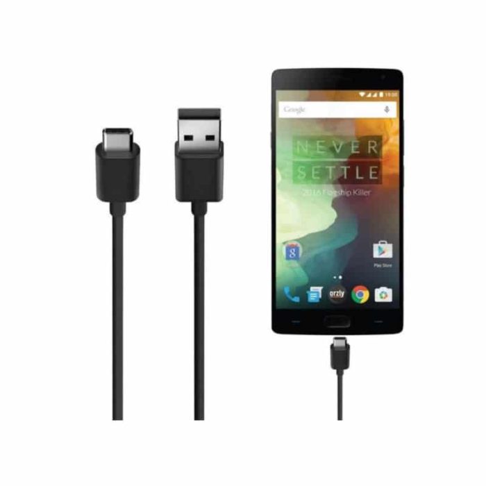 usb type A to usb type-c cable cord charging