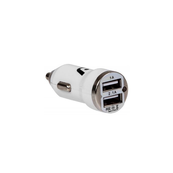 dual USB Car Charger 1A 2.1A