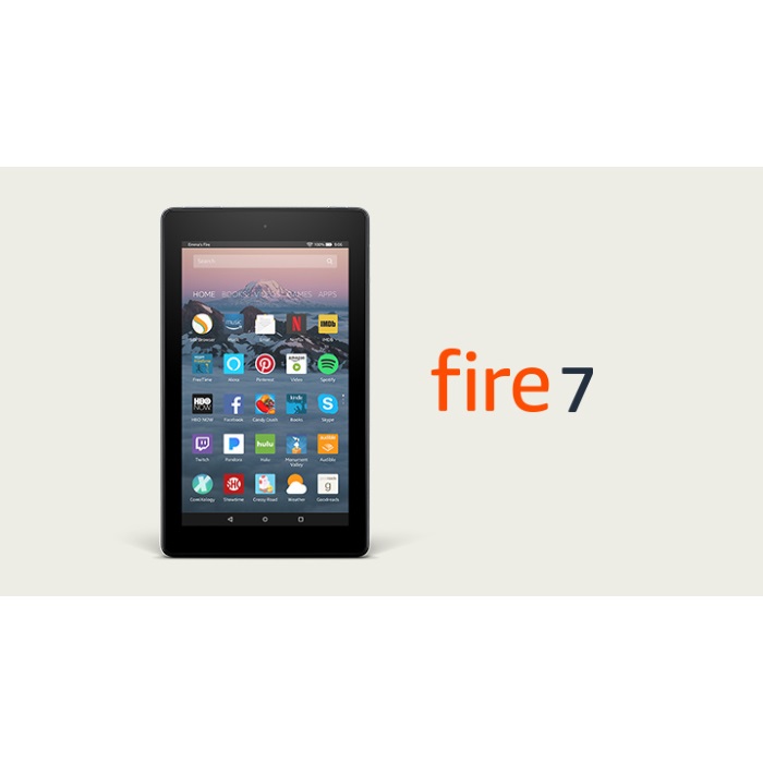 Amazon Fire 7 Tablet with Alexa, 7" Display 8GB storage