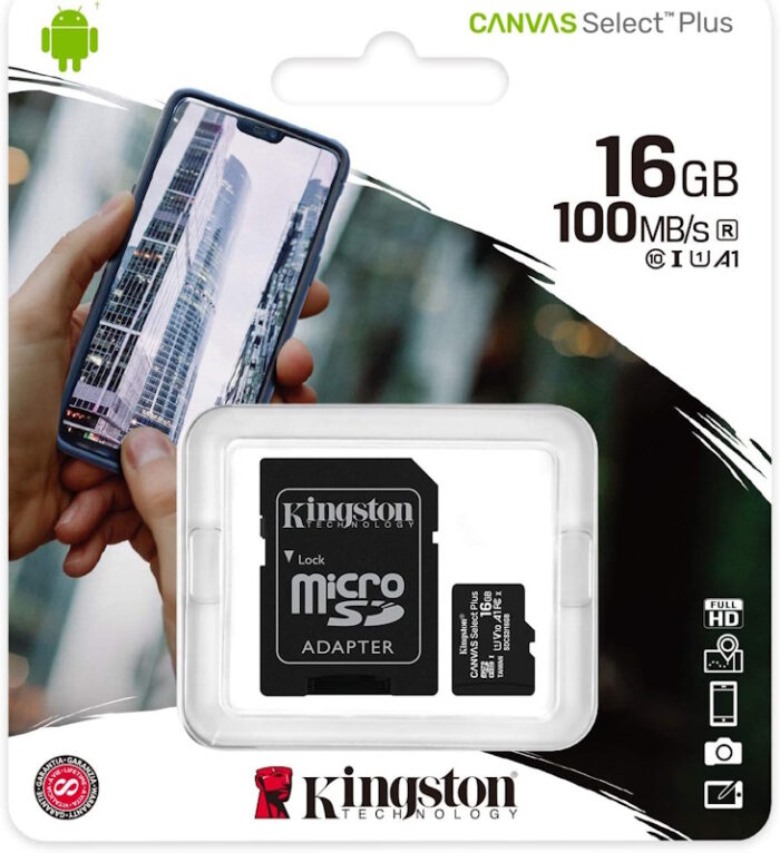 Kingston 16GB Memory Card MicroSD