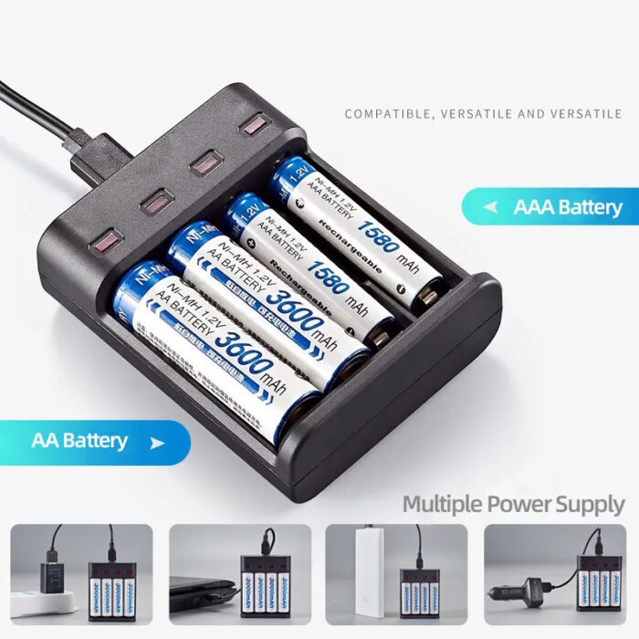 USB Rechargeable Battery Charger