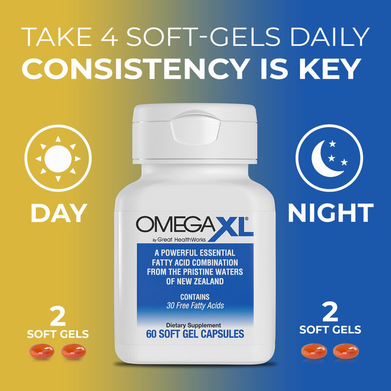 omega xl daily dosage consistency is key