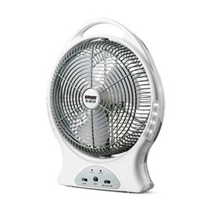 Ludger 12″ Rechargeable Desk Fan