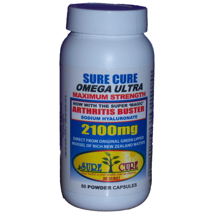 sure cure omega ultra arthritis buster