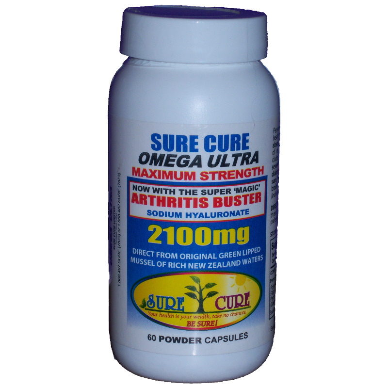 sure cure omega ultra arthritis buster