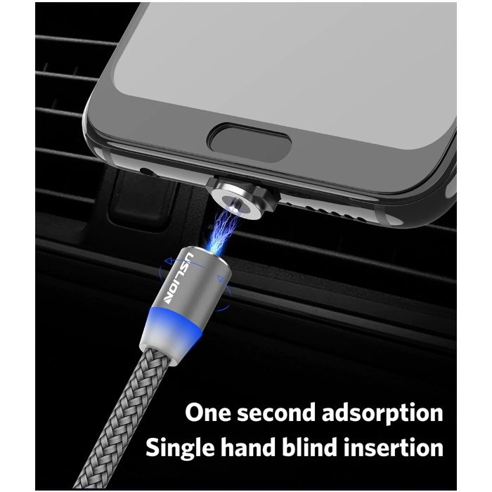 Magnetic USB fast changing cable