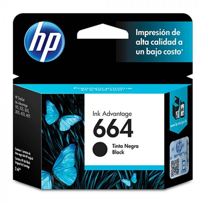 hp ink 664 colour and black