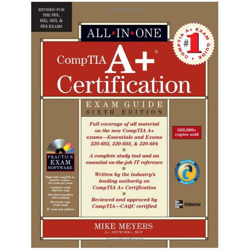 All in One CompTIA A+ Certification Sixth Edition