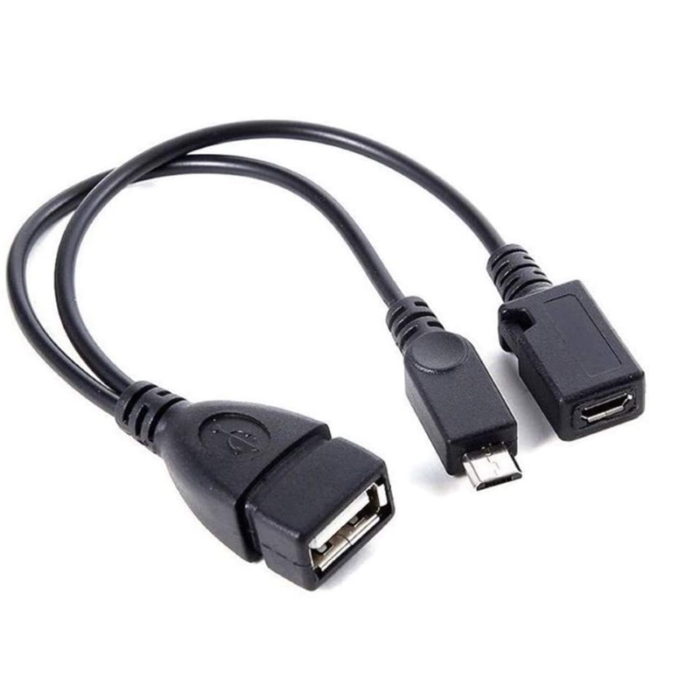 Micro USB OTG Adapter with Power for Amazon FireStick