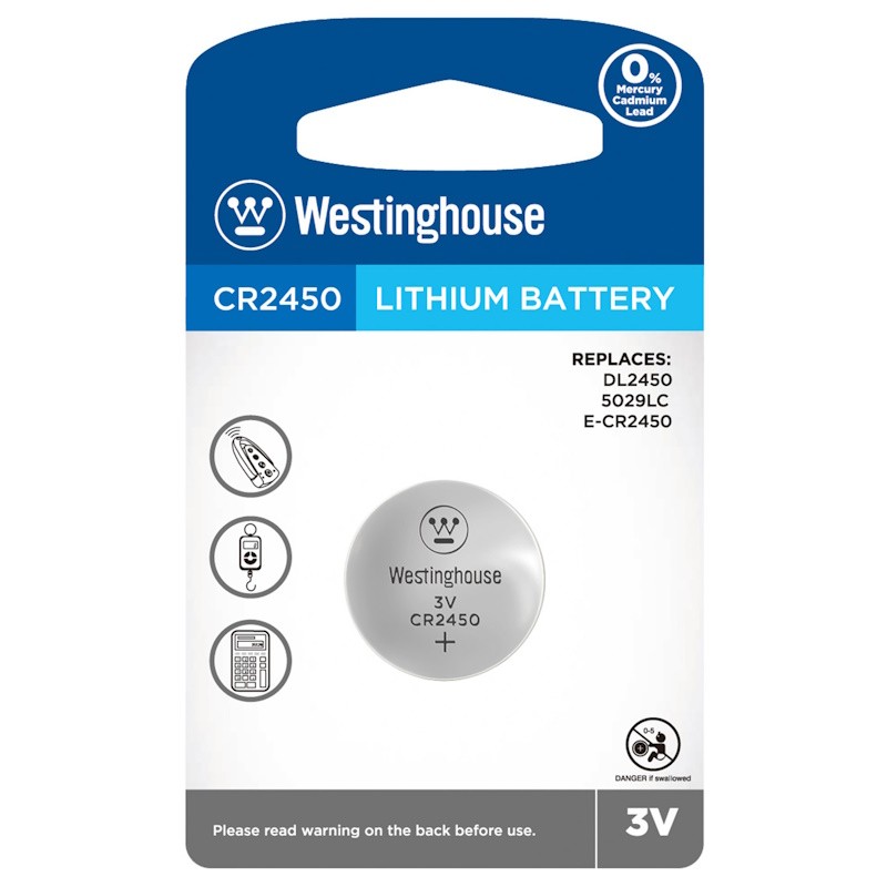 westinghouse cr2450 battery