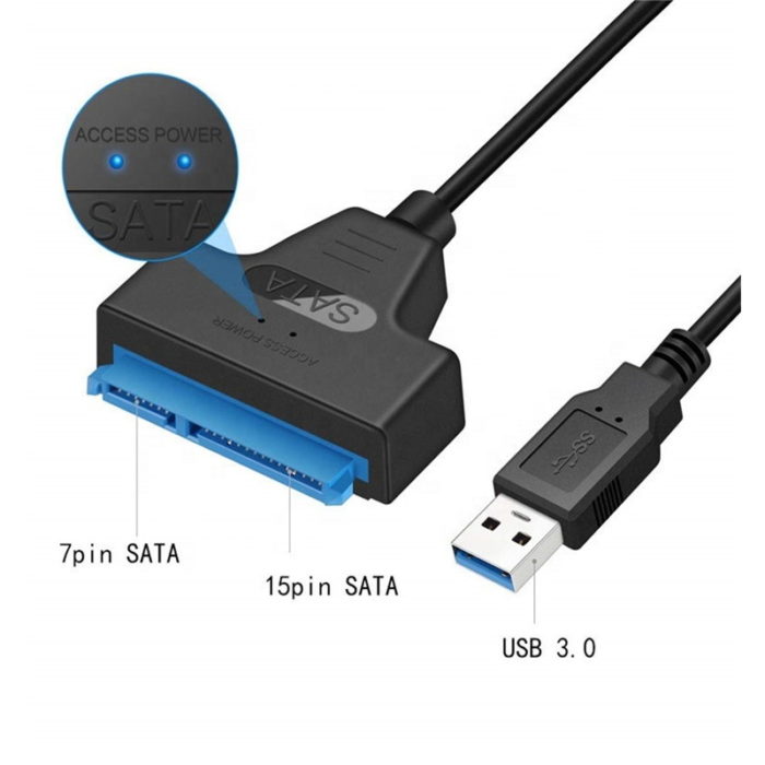 USB 3.0 to SATA Hard Drive Adapter Cable