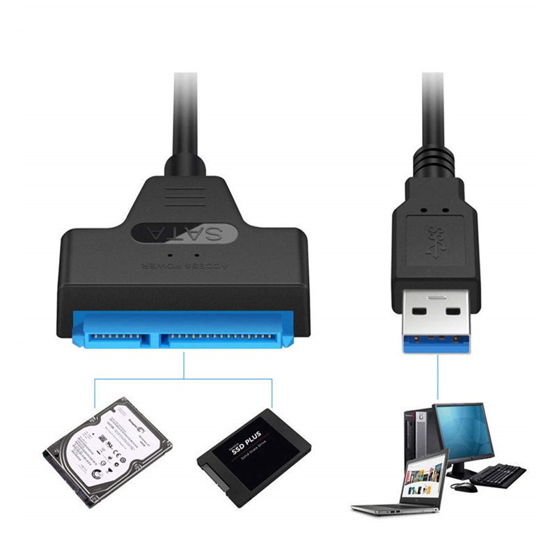 USB 3.0 to SATA Hard Drive Adapter Cable