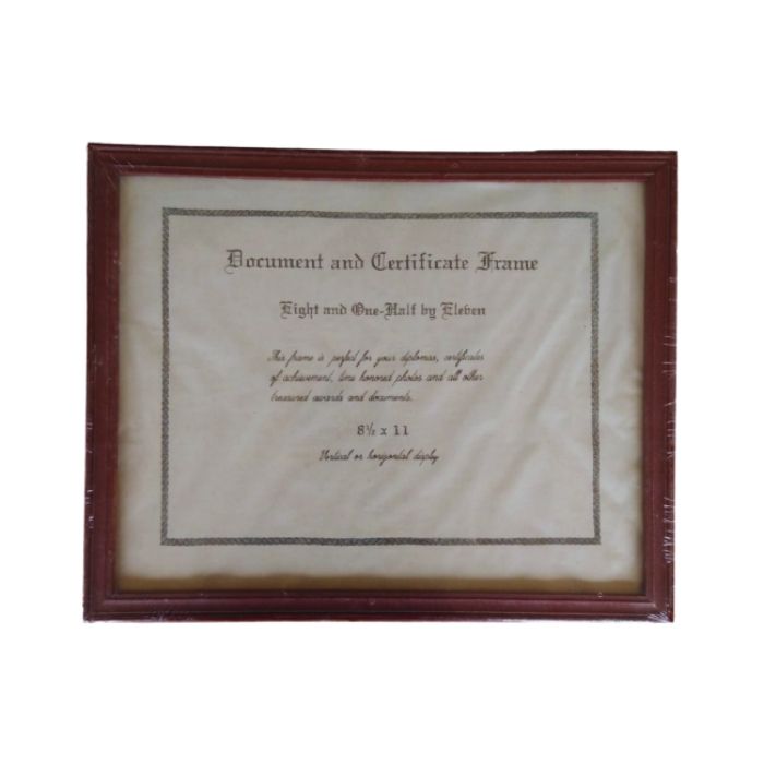 certificate frame or document 8 1/2" x 11"