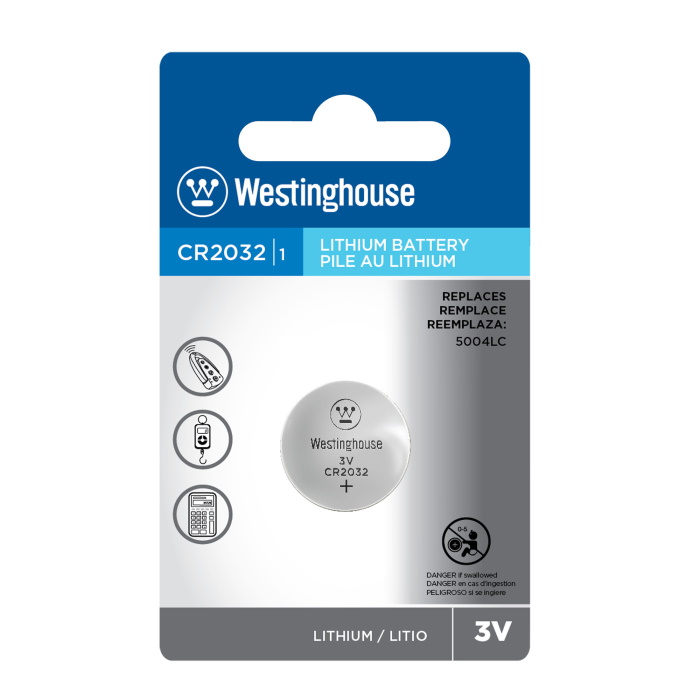 westinghouse cr2032 lithium battery 3 volts