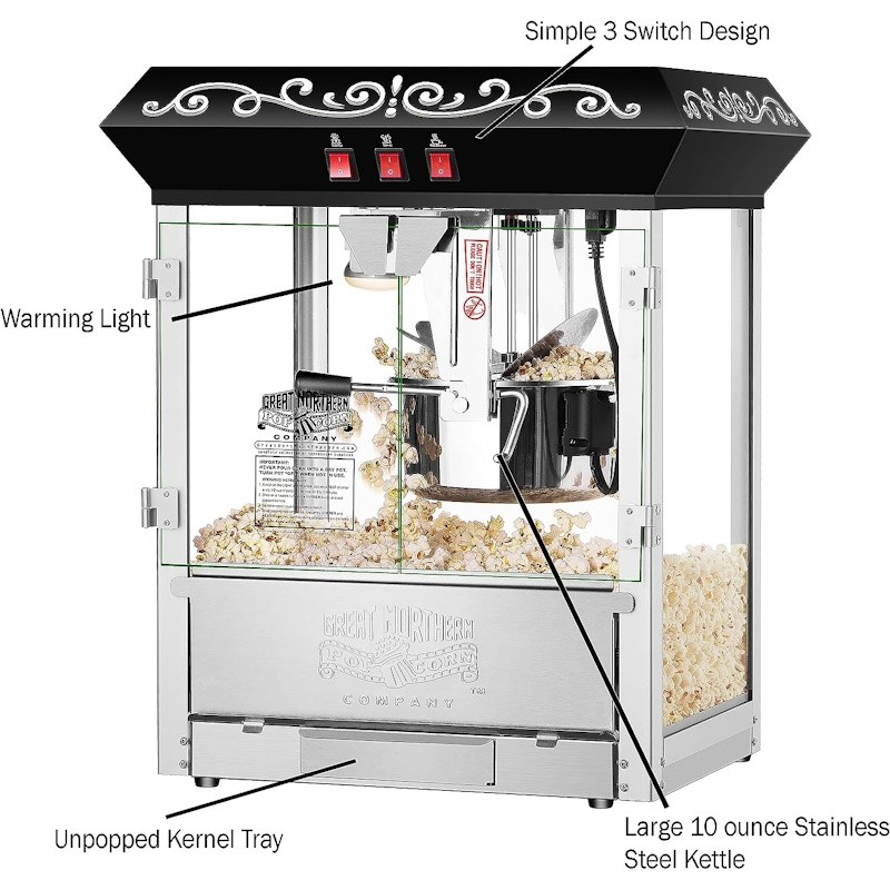 Great Northern Countertop Popcorn Machine Maker for sale