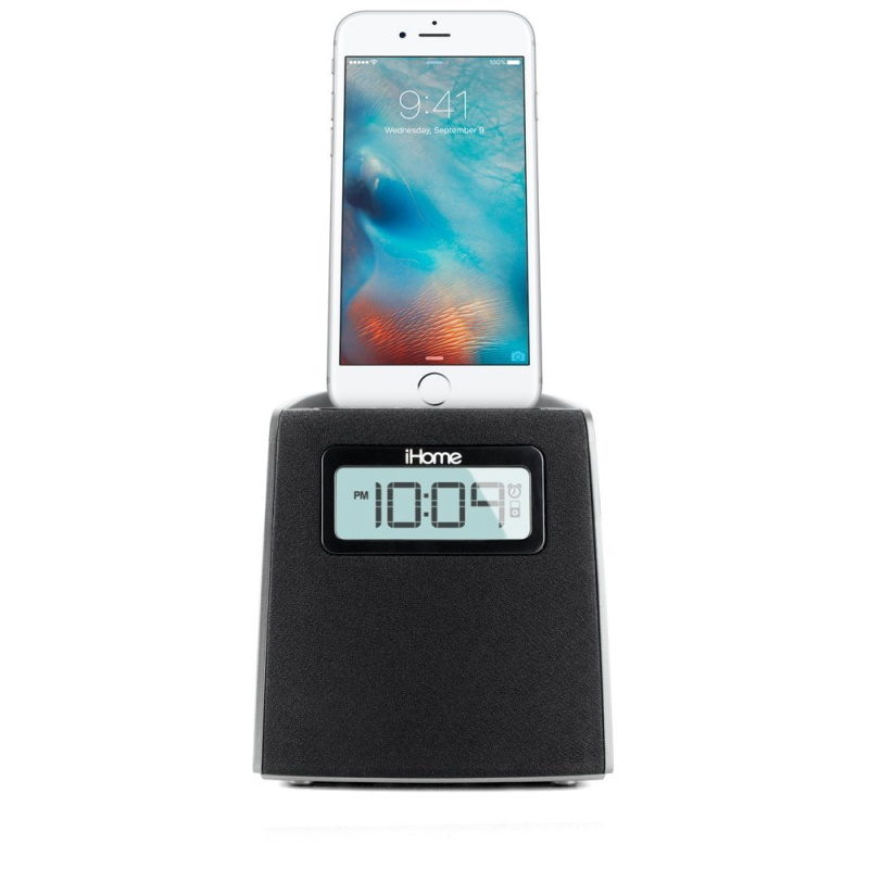 iHome iPL22 Stereo FM Clock Radio with iPhone Lightning Dock