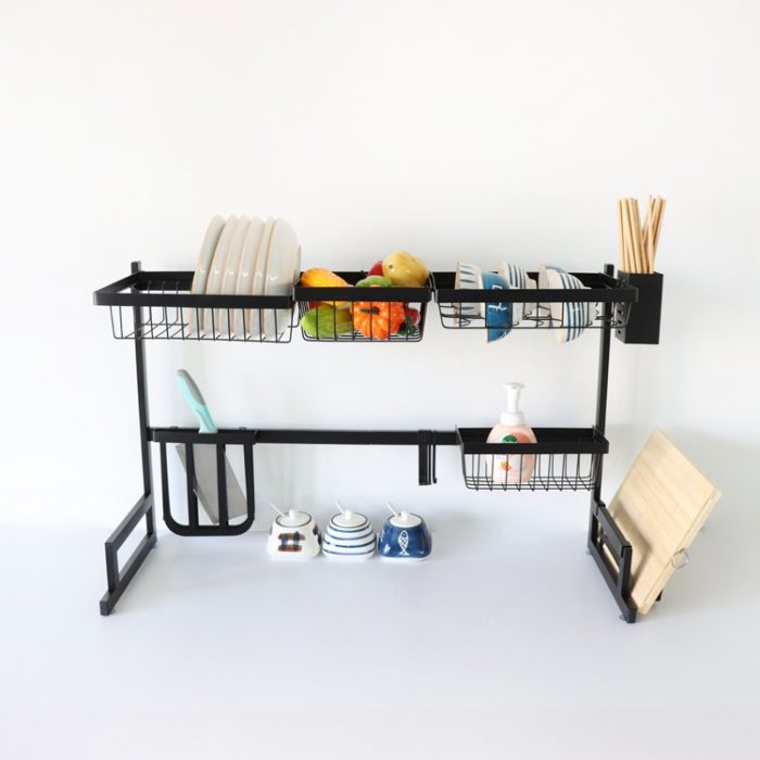 Adjustable Dish Drying Rack meatal