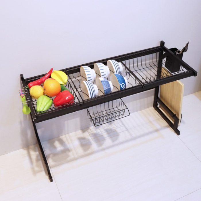 Adjustable Dish Drying Rack meatal