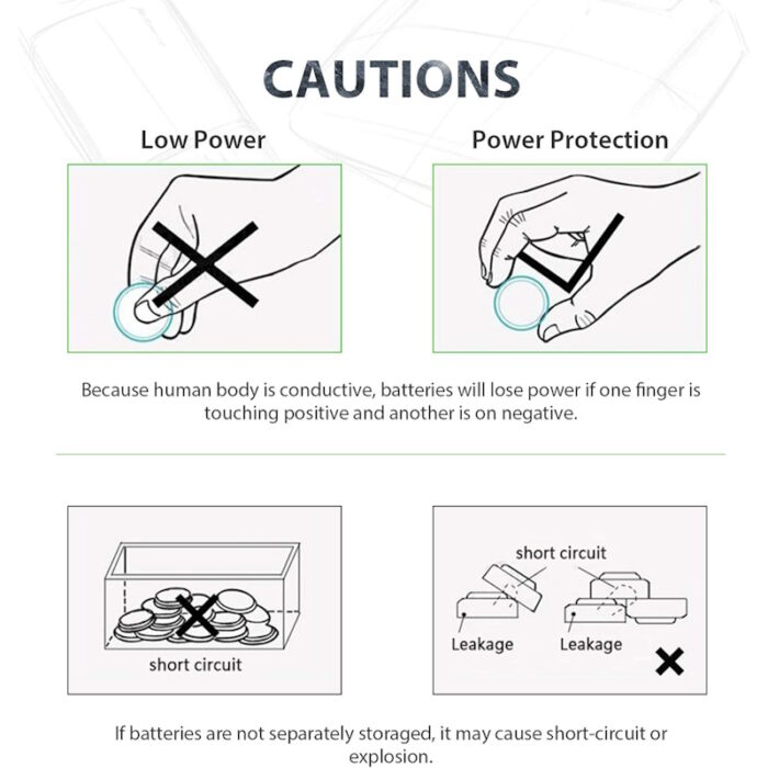 3v lithium battery caution