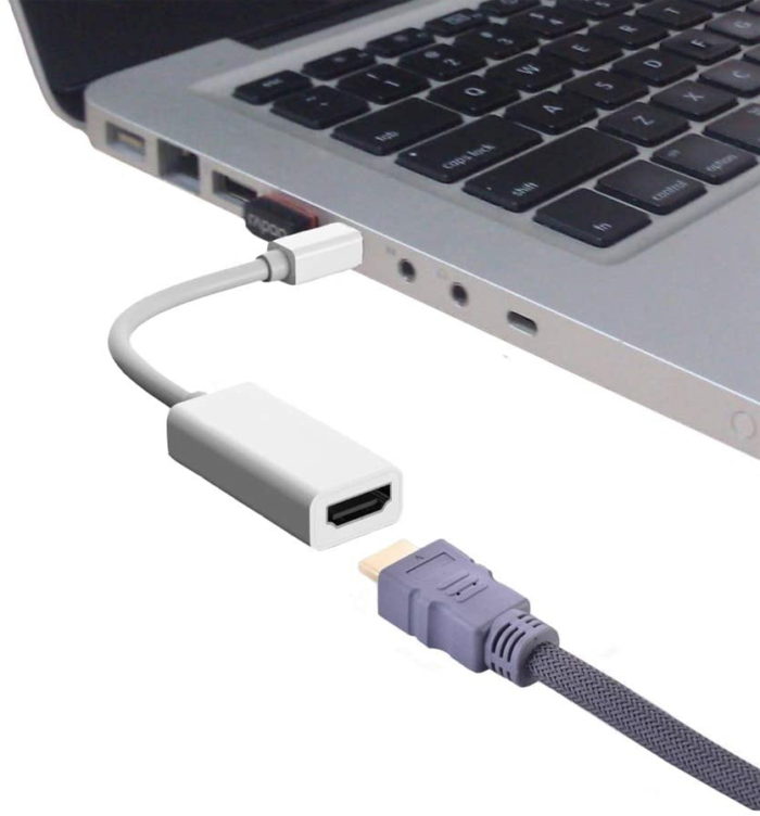 kenable Mini DisplayPort/Thunderbolt to HDMI Cable Mac to TV Video+