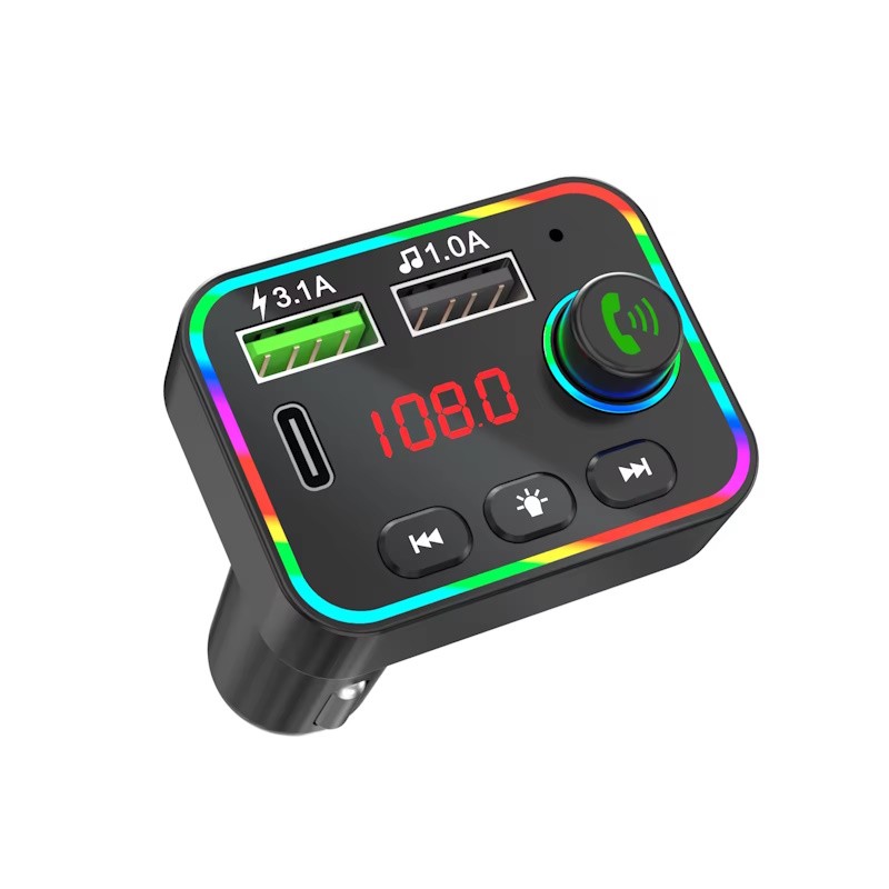 Car FM Modulator with Bluetooth Transmitter