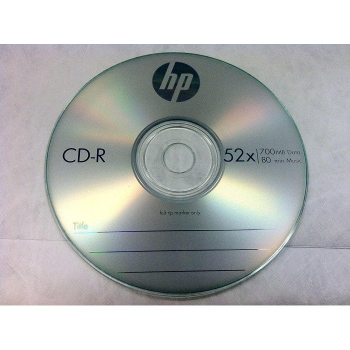 HP blank disc single Recordable CD-R 700MB