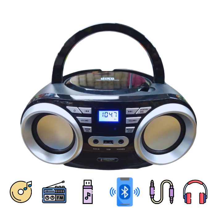 Portable CD Player With Radio, to Bluetooth