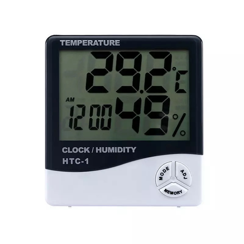 Digital Time Thermometer Hygrometer Reading - SAWH'S
