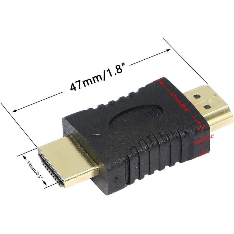 HDMI Male to HDMI Male Adapter