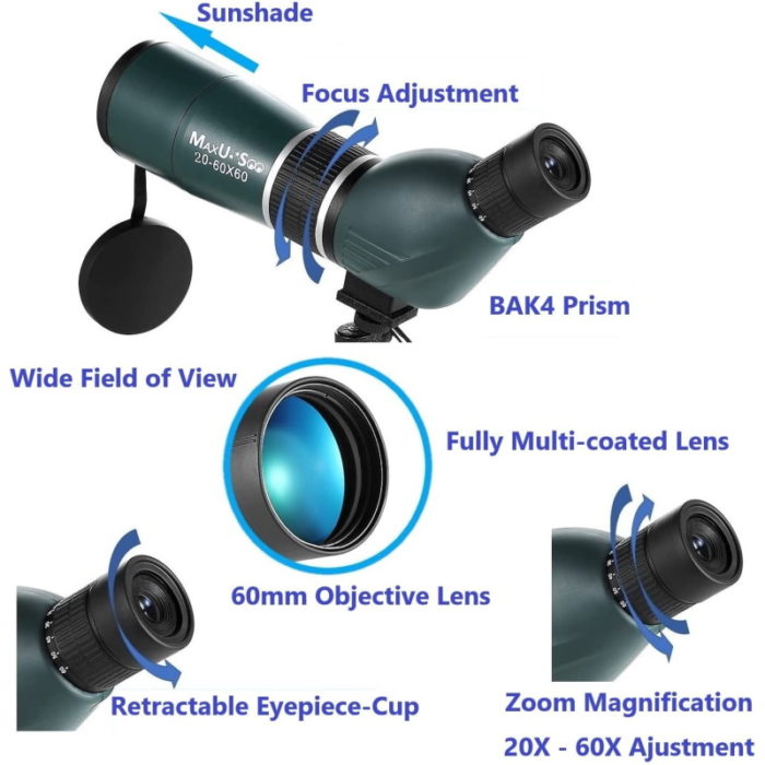 Spotting Scope Telescope with Tripod