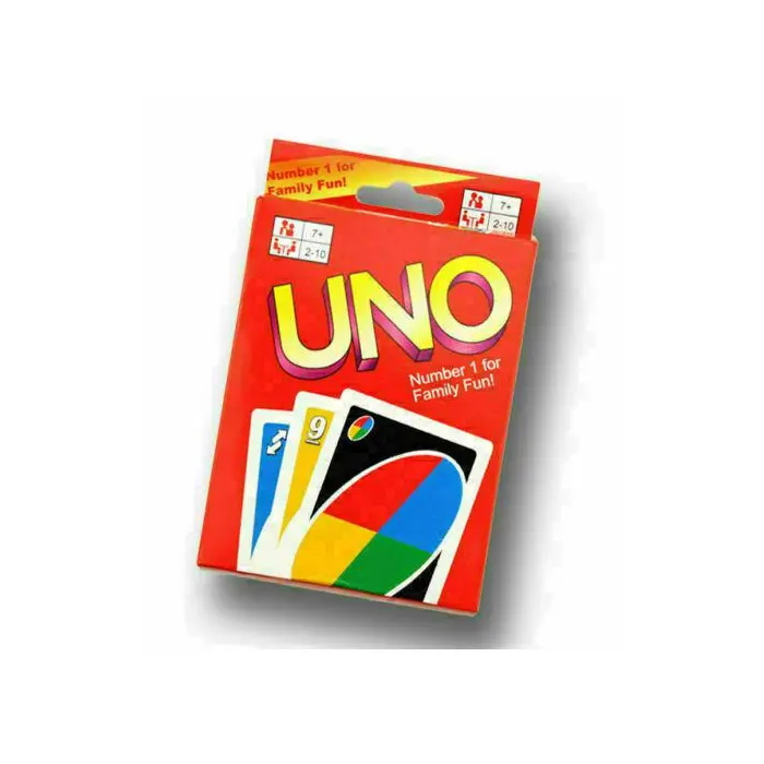 Classic Uno Cards Family Games Card Game