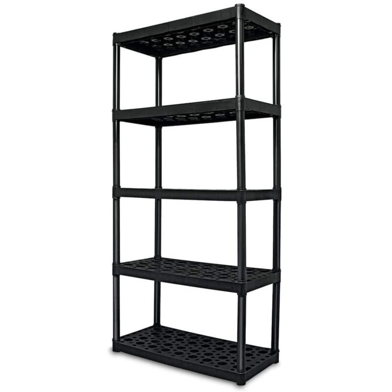 truper plastic shelving units, storage shelves