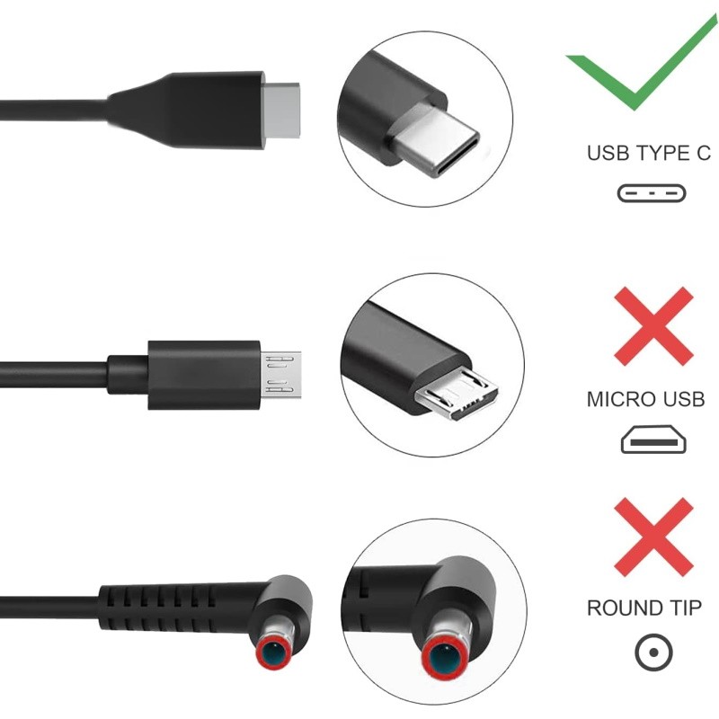 Universal Laptop Charger USB C TYPE C Adapter