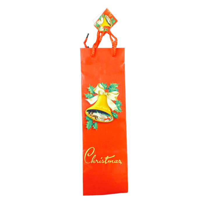 christmas wine gift bag