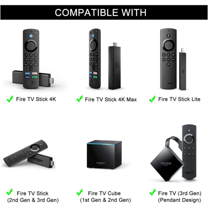 Amazon Firestick Remote Control 3rd Generation compatible with