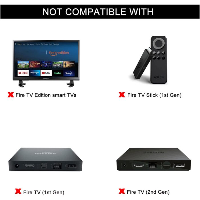 Amazon Firestick Remote Control 3rd Generation not compatible with