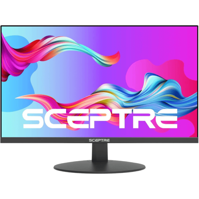 Sceptre IPS 24-Inch Business Computer Monitor 1080p 75Hz with HDMI VGA Build-in Speakers, Machine Black