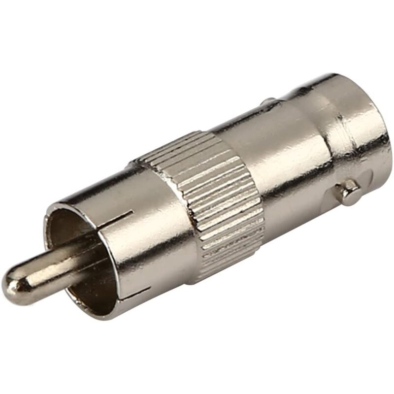 BNC Female to RCA Male Connector, Adapter, Coupler, and Converter