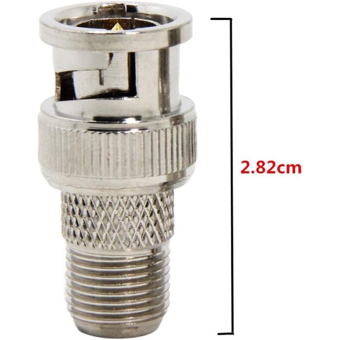 BNC to COAX Adapter F-Type Connector dimensions